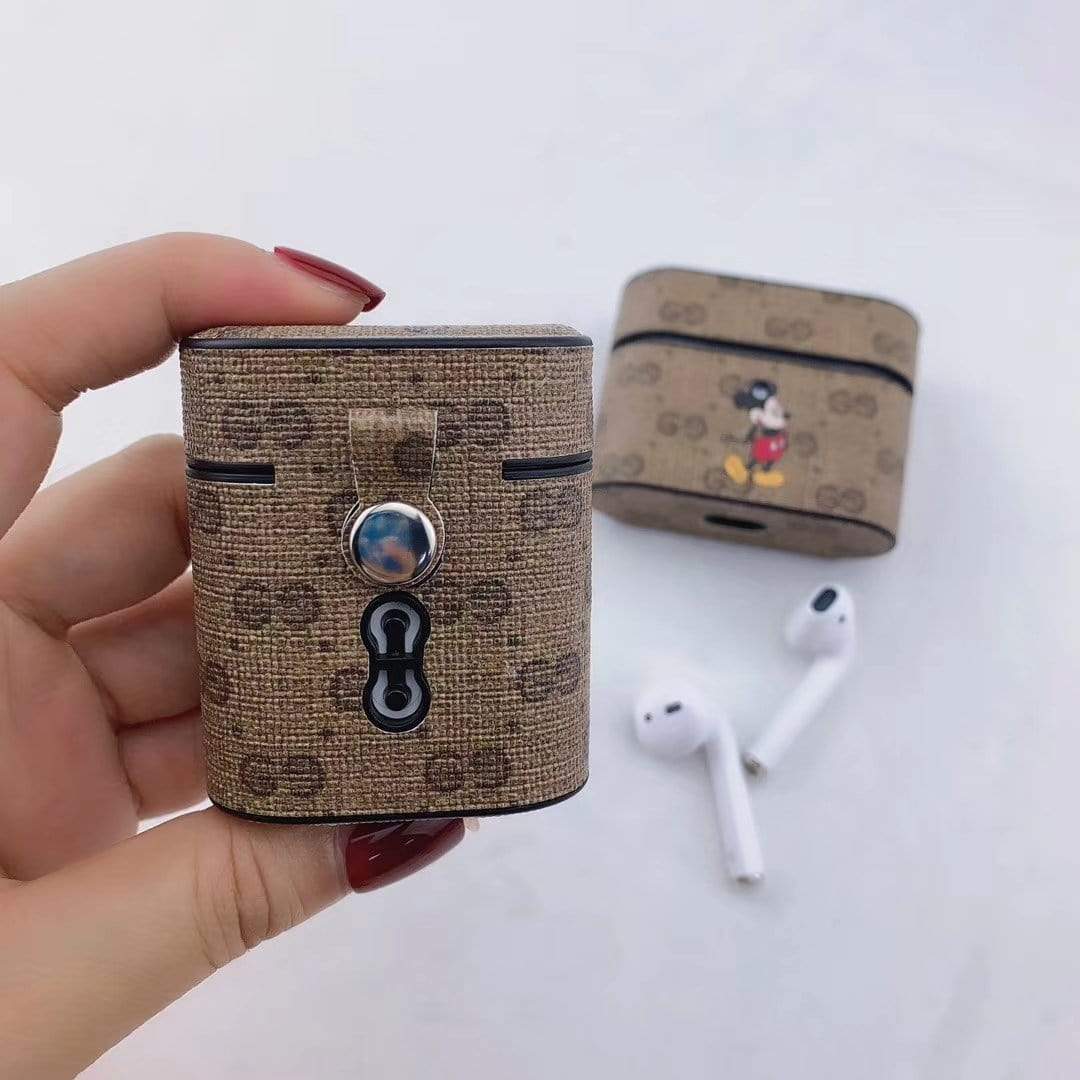 Tunde Store Colorful Louis Vuitton And Gucci Airpods & Airpods Pro Leather Cases