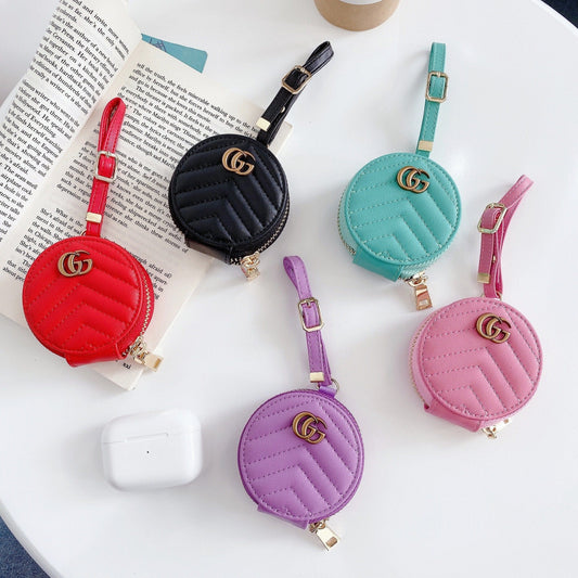 Tunde Store Colorful Louis Vuitton And Gucci Airpods Pro Leather Bag
