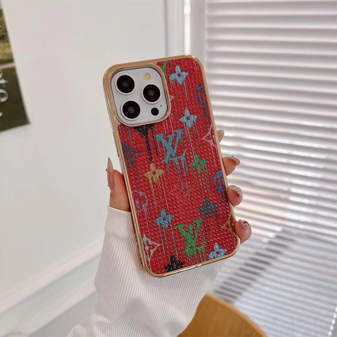 Tunde Store Colorful Louis Vuitton Phone Covers for iPhone 15 Pro Max