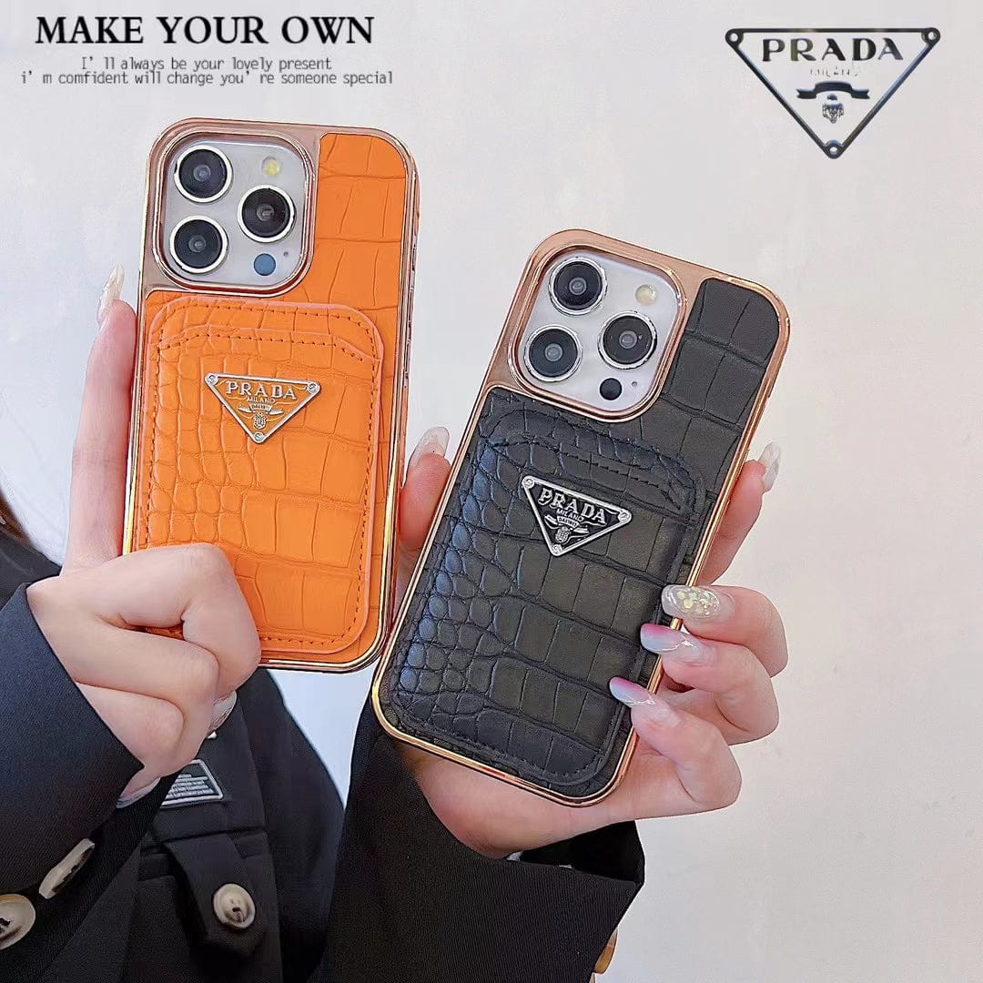 Tunde Store Colorful Prada Alligator iPhone Cover for iPhone 11 To iPhone 16