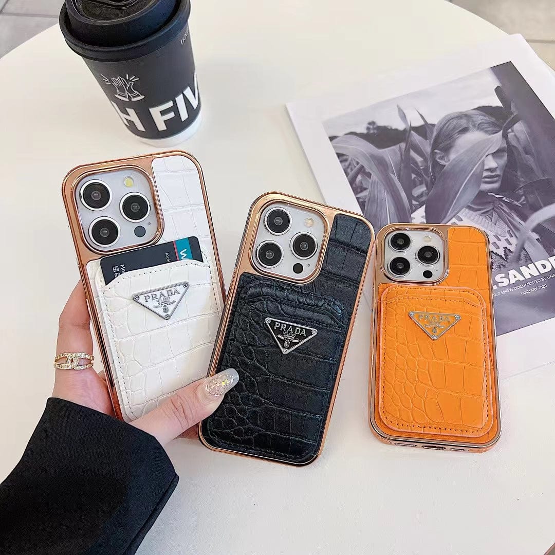 Tunde Store Colorful Prada Alligator iPhone Cover for iPhone 11 To iPhone 16