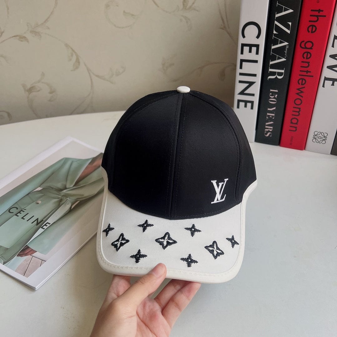 Tunde Store Designer Louis Vuitton Black and White Cap For Men & Women