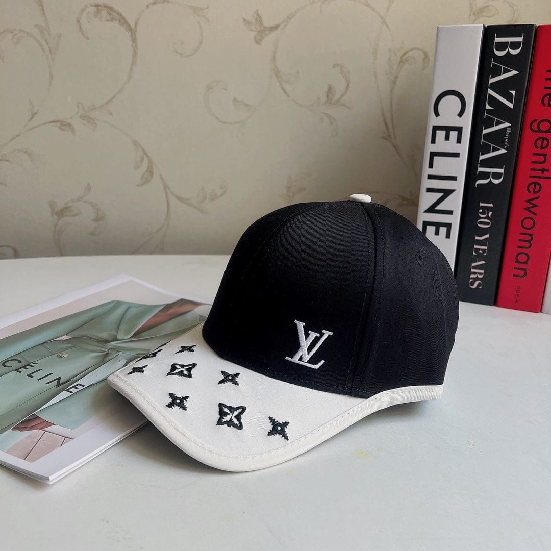 Tunde Store Designer Louis Vuitton Black and White Cap For Men & Women