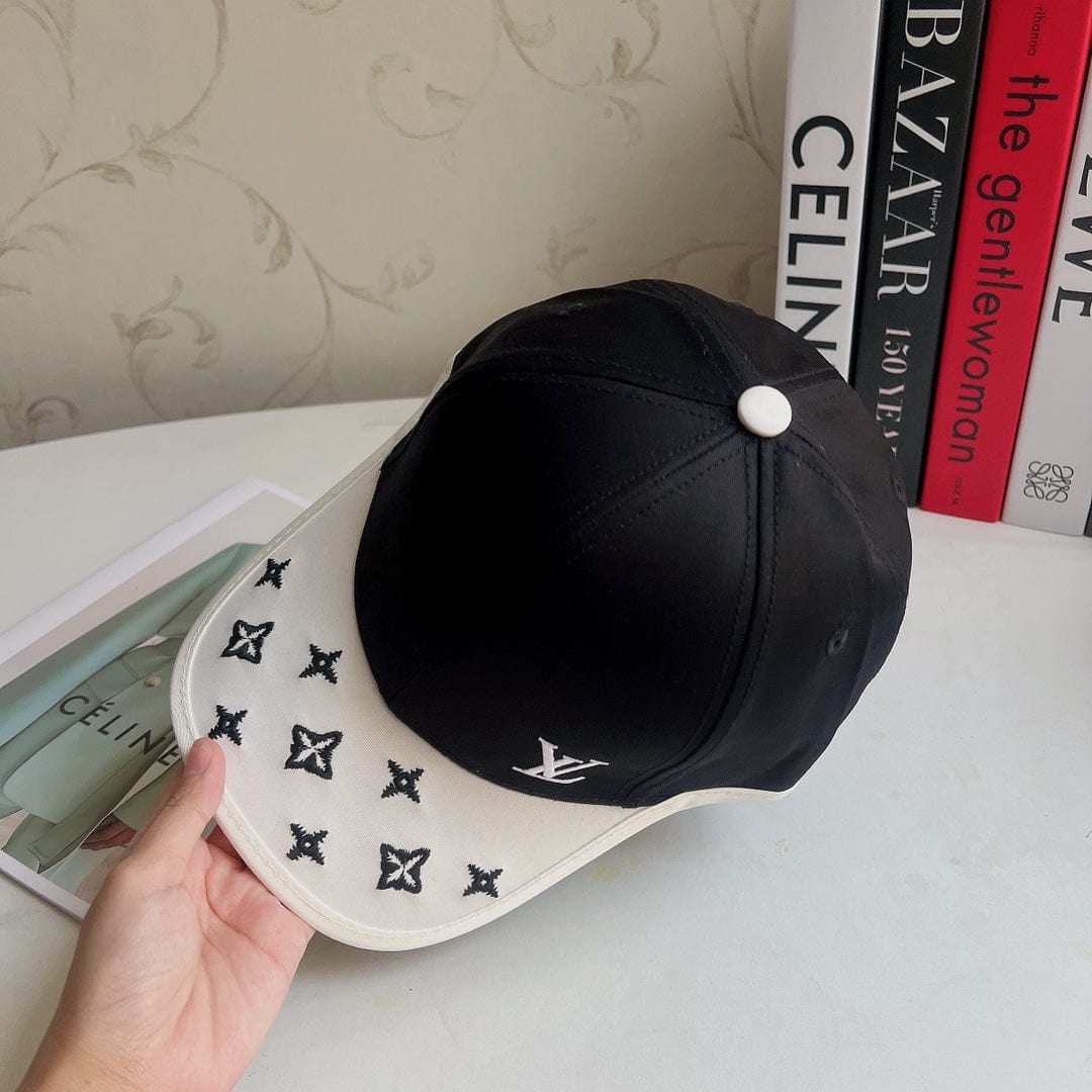 Tunde Store Designer Louis Vuitton Black and White Cap For Men & Women