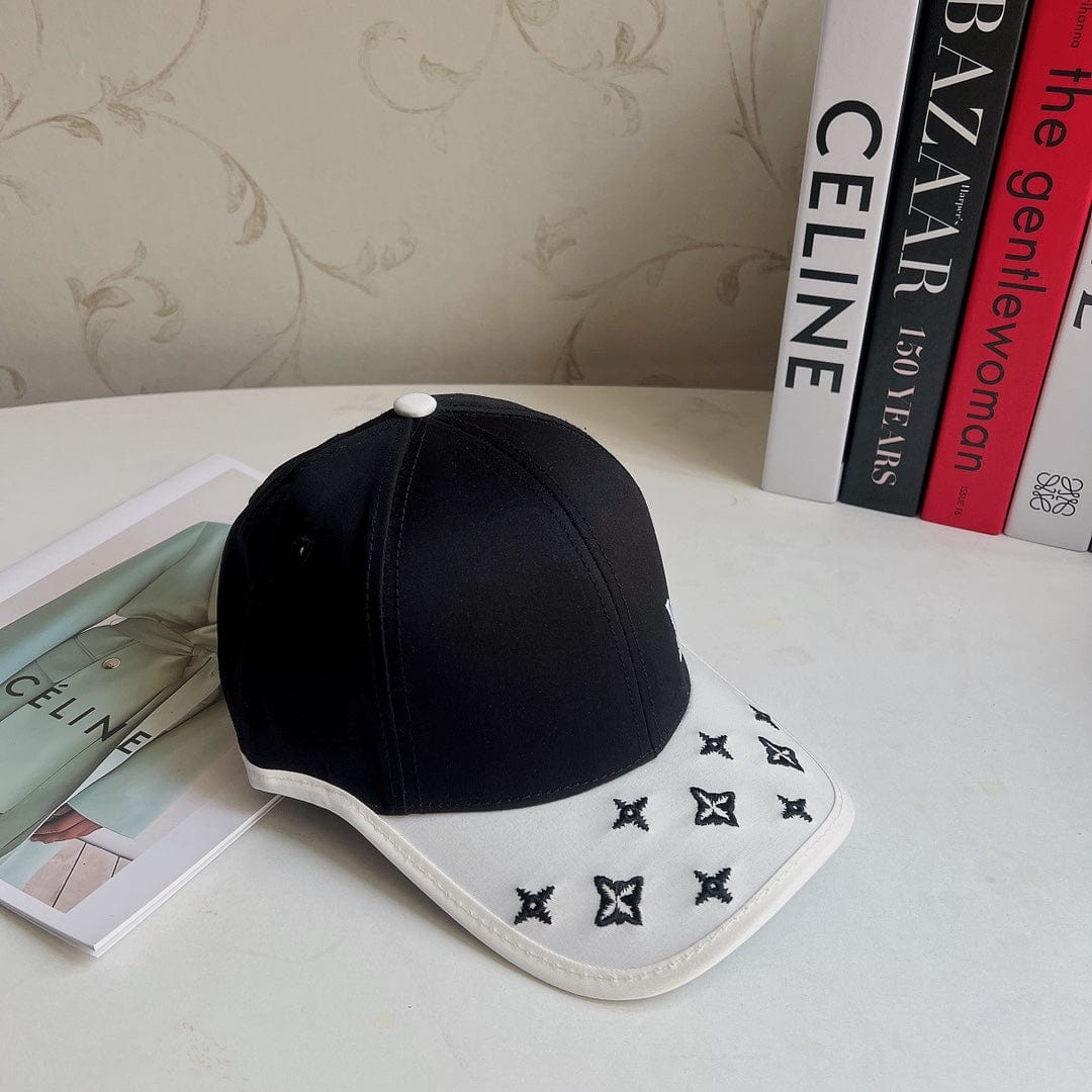 Tunde Store Designer Louis Vuitton Black and White Cap For Men & Women