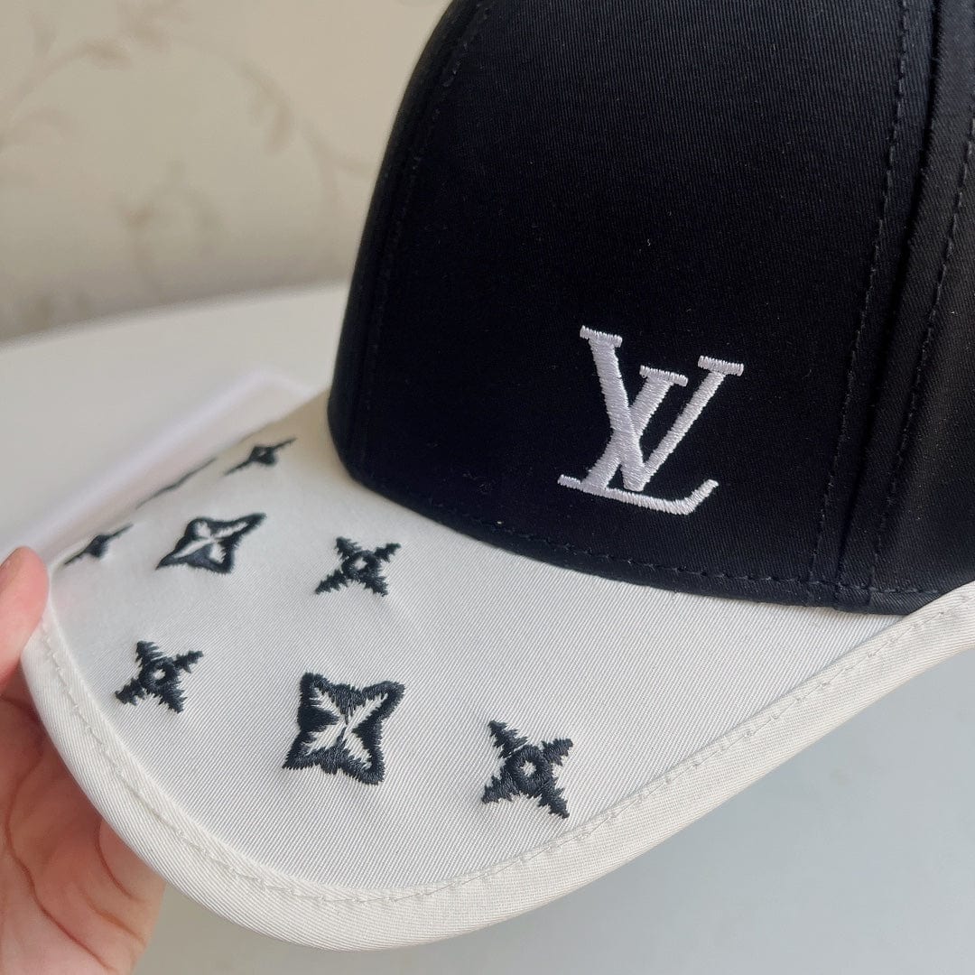 Tunde Store Designer Louis Vuitton Black and White Cap For Men & Women