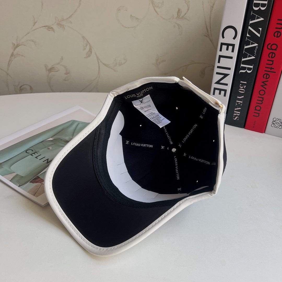 Tunde Store Designer Louis Vuitton Black and White Cap For Men & Women