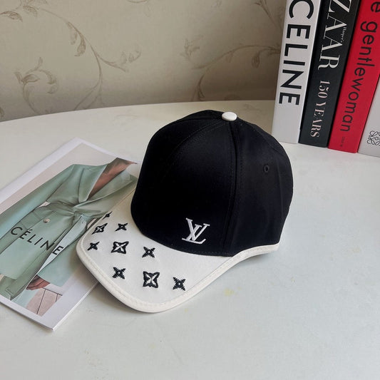 Tunde Store Designer Louis Vuitton Black and White Cap For Men & Women