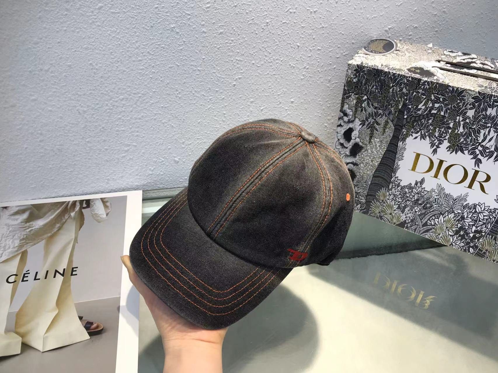 Tunde Store Dior Classic Cap Jeans Style