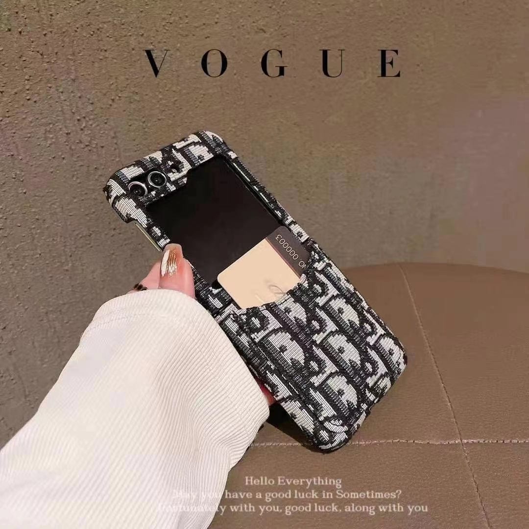 Tunde Store Dior-Inspired Samsung Z Flip Case – Available for Z Flip 3, 4, 5, and 6