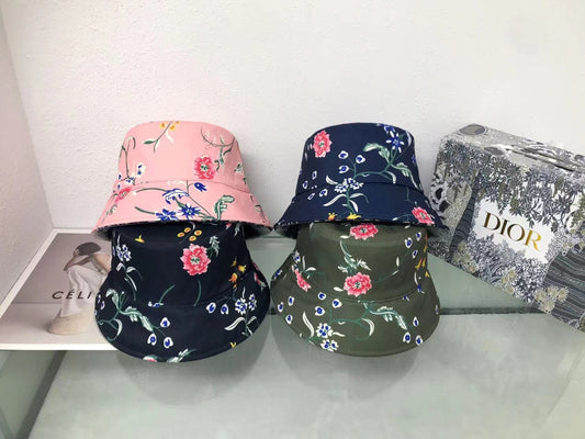 Tunde Store Dior Ocean Marjan Flower Paint Bucket Hat