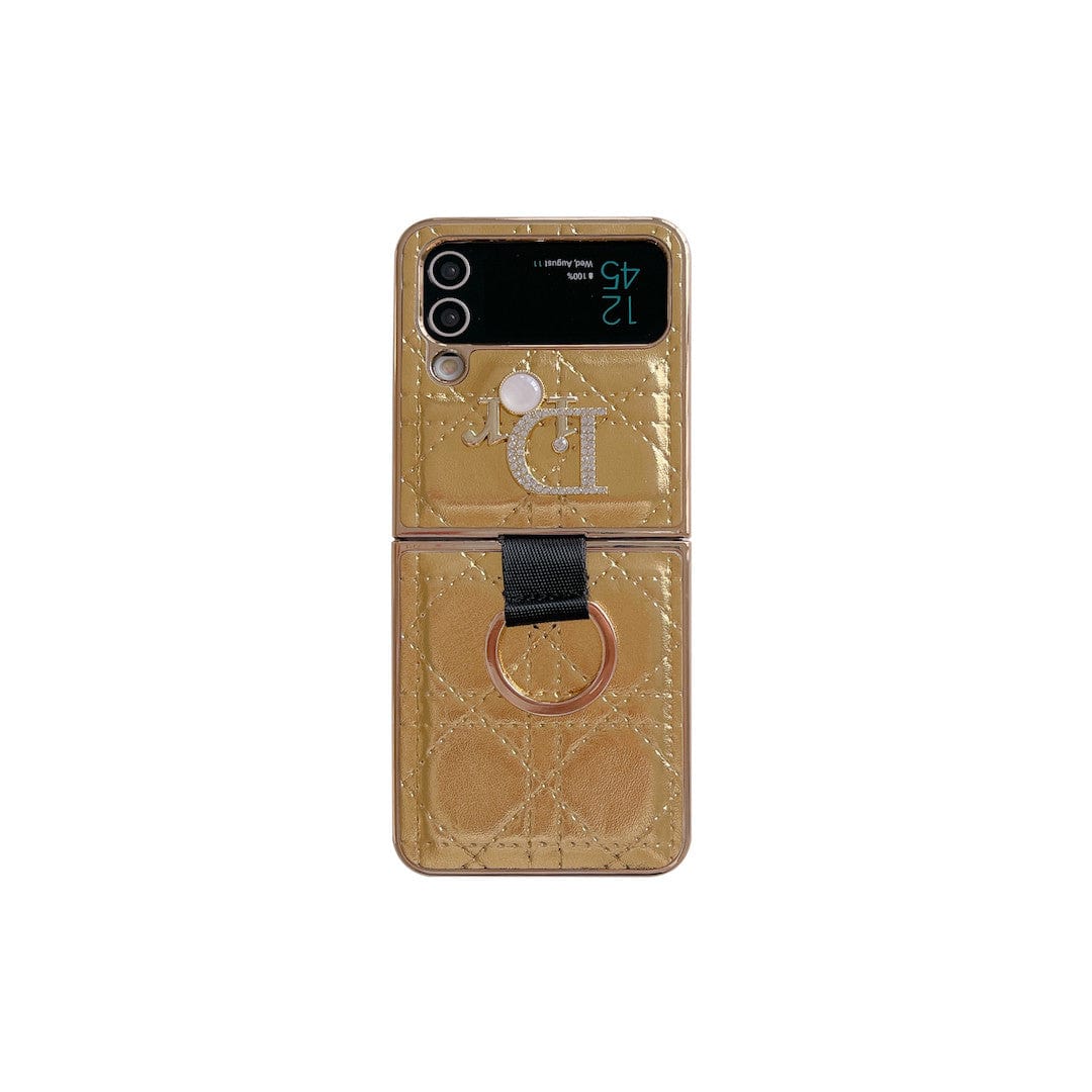 Tunde Store Dior Z Flip Phone Case with a Finger Ring | Samsung Cover