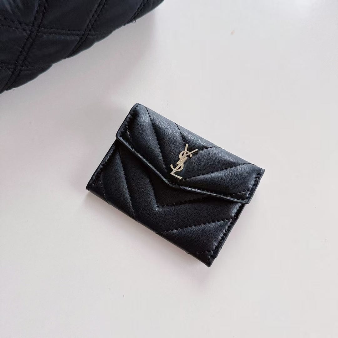 Tunde Store Elegant Leather YSL Card Holder Wallet