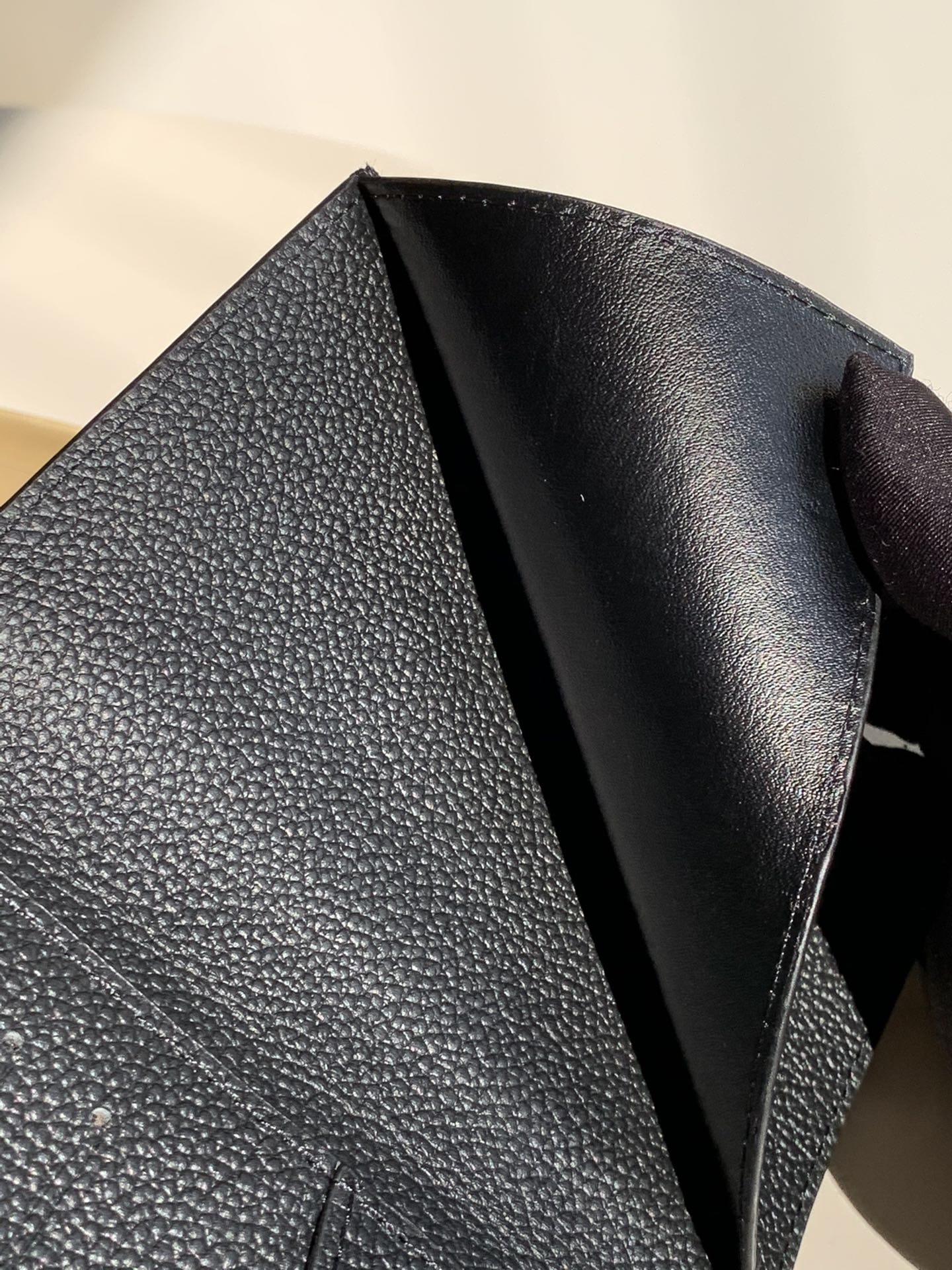 Tunde Store Engraved Black Louis Vuitton Passport Holder