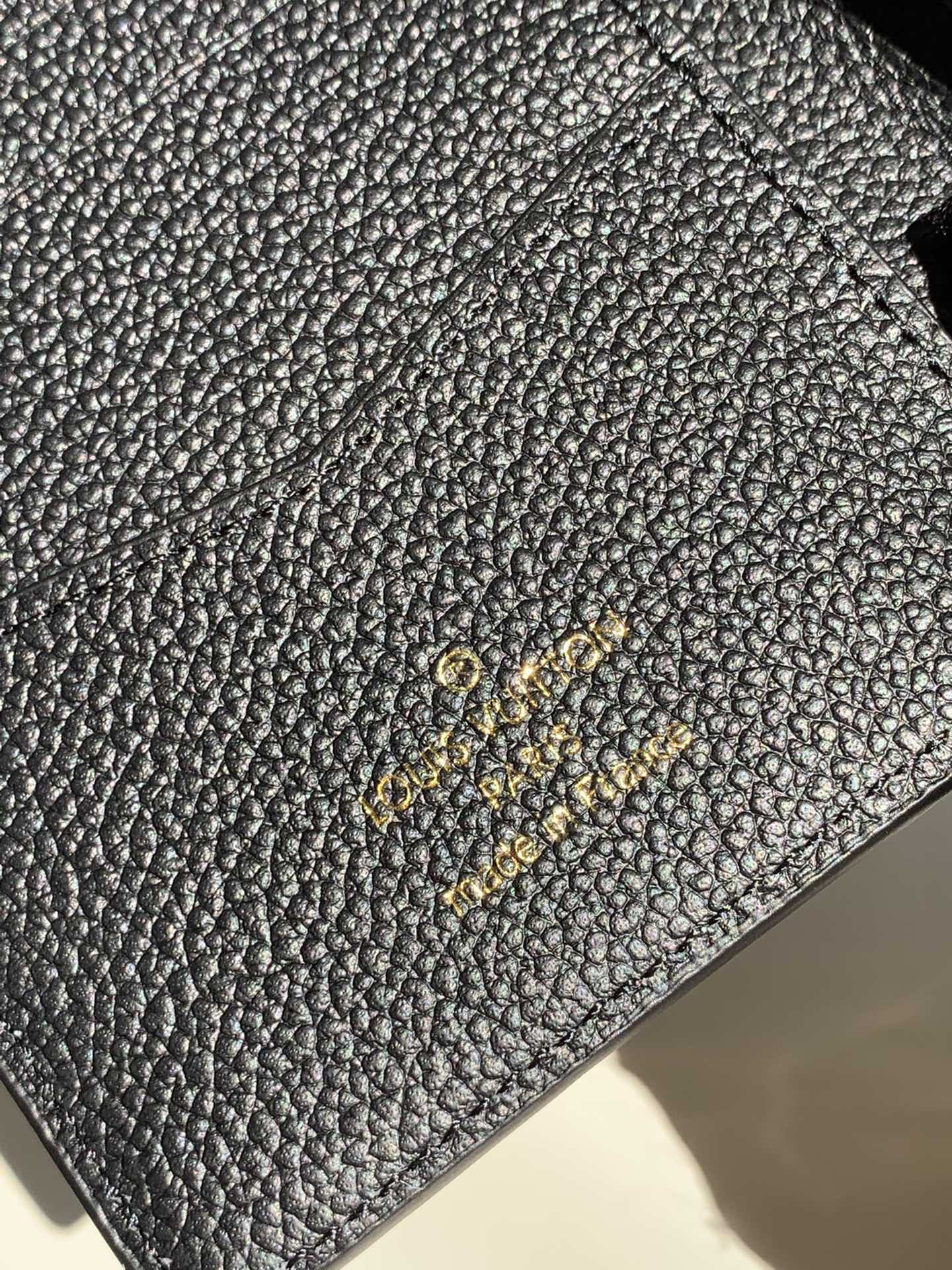 Tunde Store Engraved Black Louis Vuitton Passport Holder