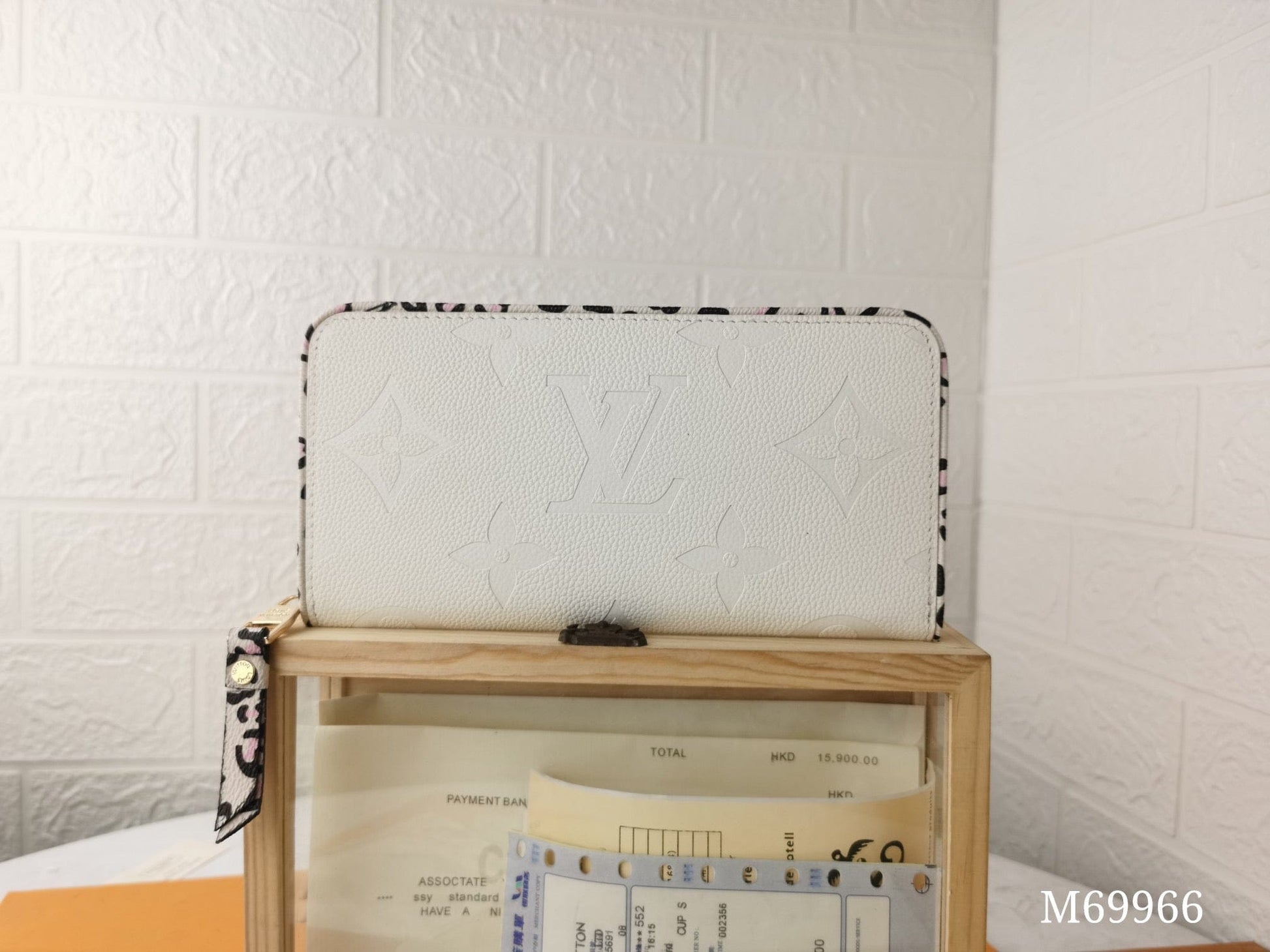 Tunde Store Engraved Louis Vuitton Leather Wallet