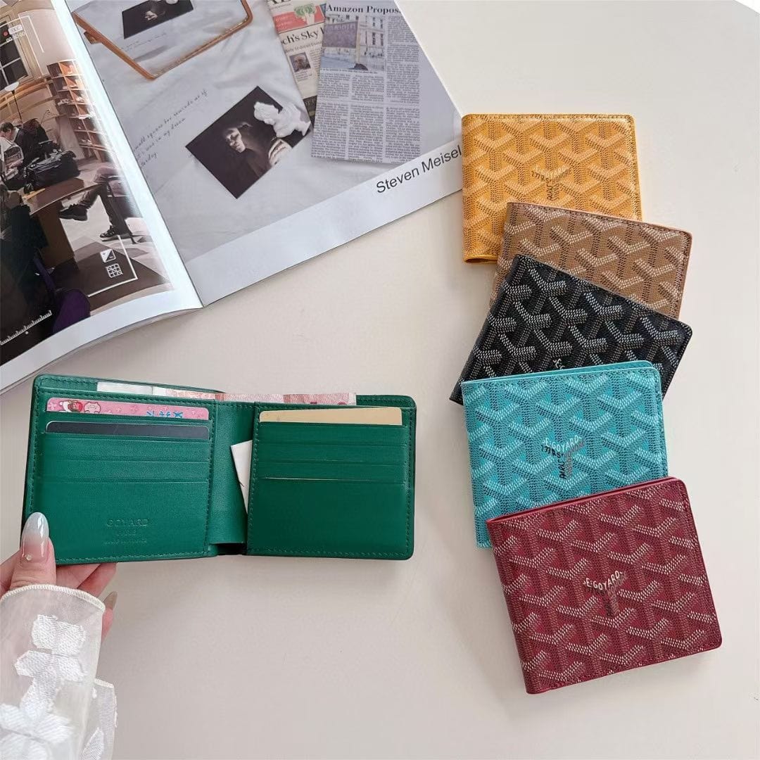 Tunde Store Goyard Monogram Bifold Wallet – Multiple Colors Available