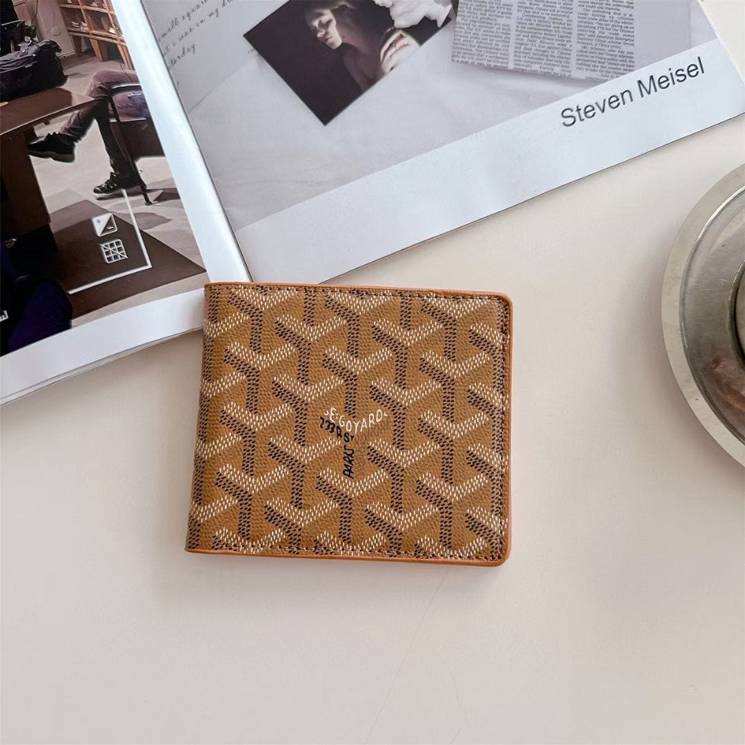 Tunde Store Goyard Monogram Bifold Wallet – Multiple Colors Available
