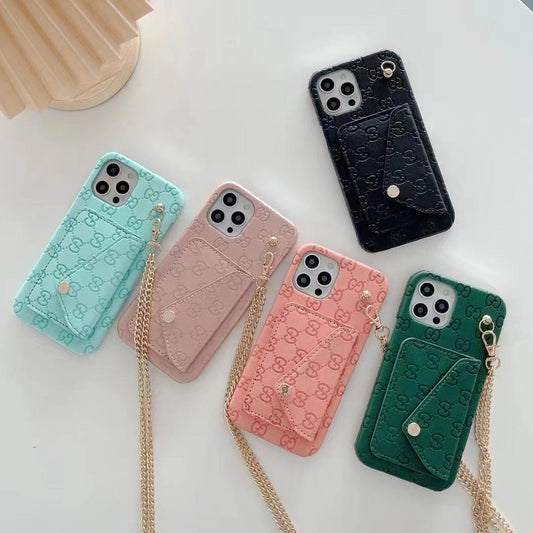 Tunde Store Gucci Back Pocket iPhone 14 Case With Straps