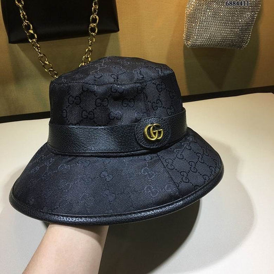 Tunde Store Gucci Black & Brown Bucket Hat - Gucci Pattern