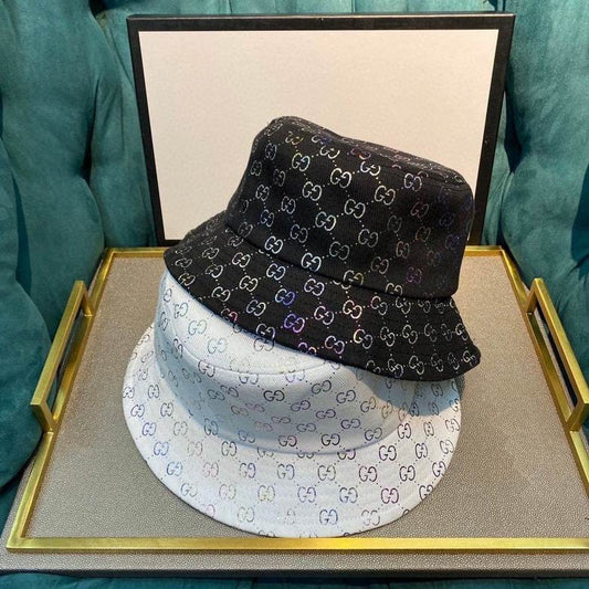 Tunde Store Gucci Black & White Bucket Hat - Gucci Pattern