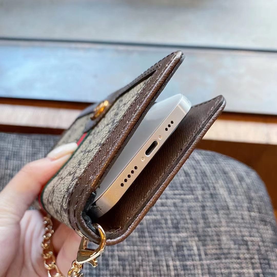 Tunde Store Gucci Essential Carry: The All-in-One iPhone 13 to 16 Case-Wallet