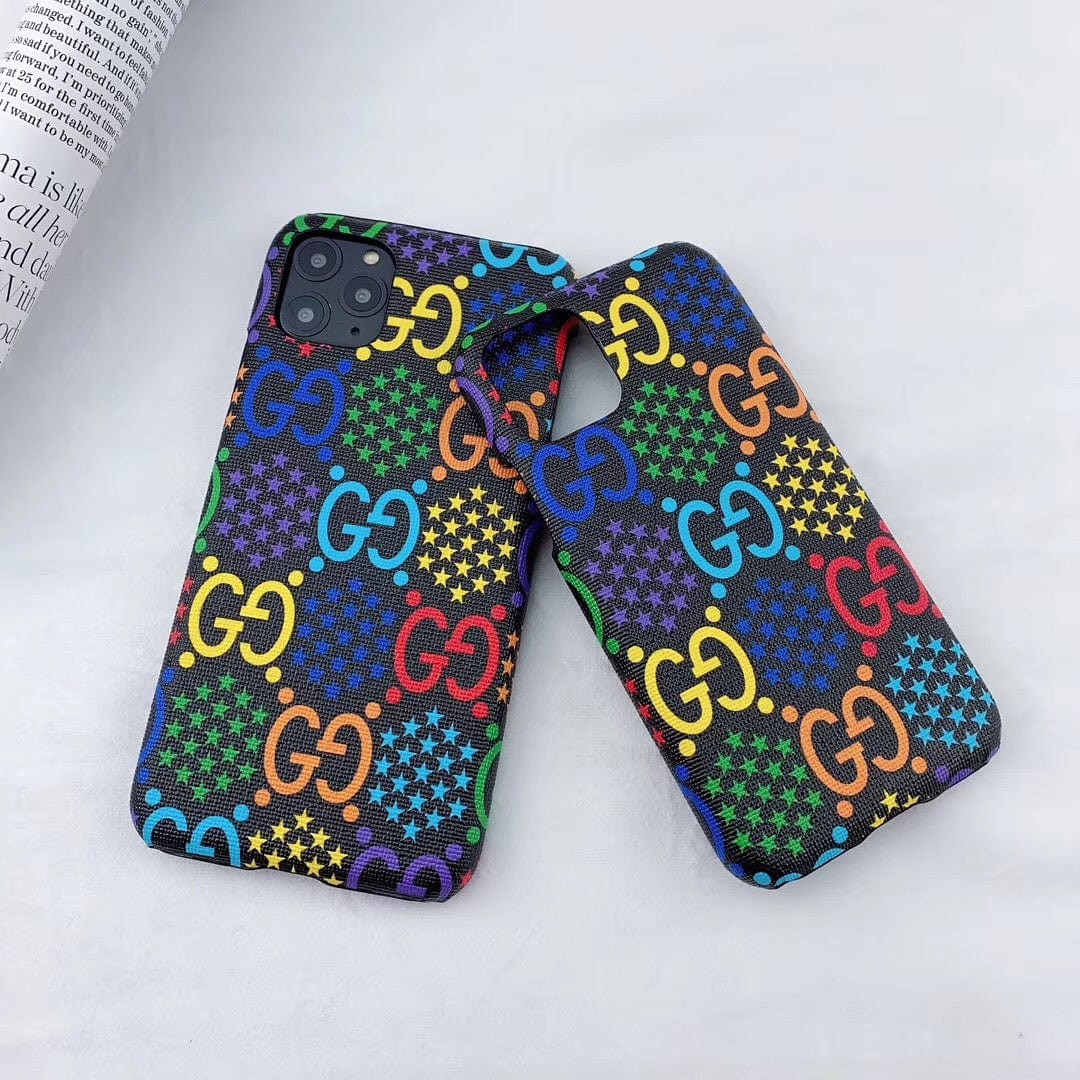 Tunde Store Gucci Gucci Psychedelic Leather Phone Case For Huawei
