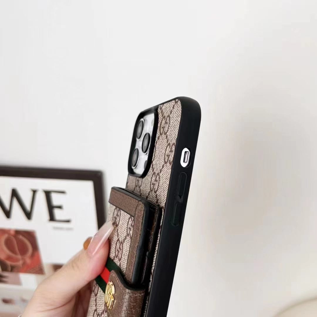 Tunde Store Gucci iPhone 15 Case with Wrist Strap