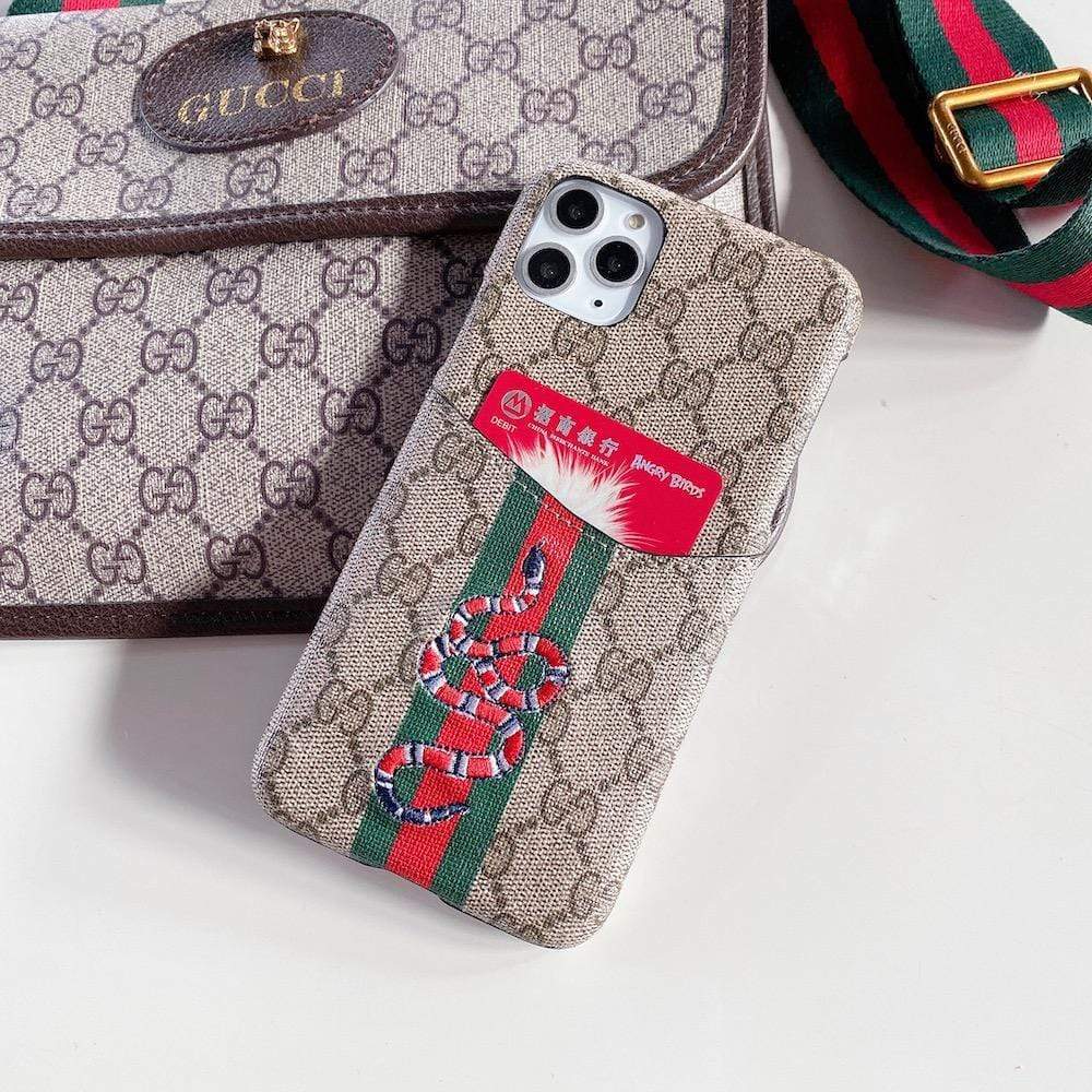 Tunde Store Gucci Iphone Cases With Card Pockets