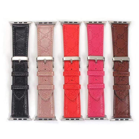 Tunde Store Gucci iWatch Straps - Colorful Leather Styles