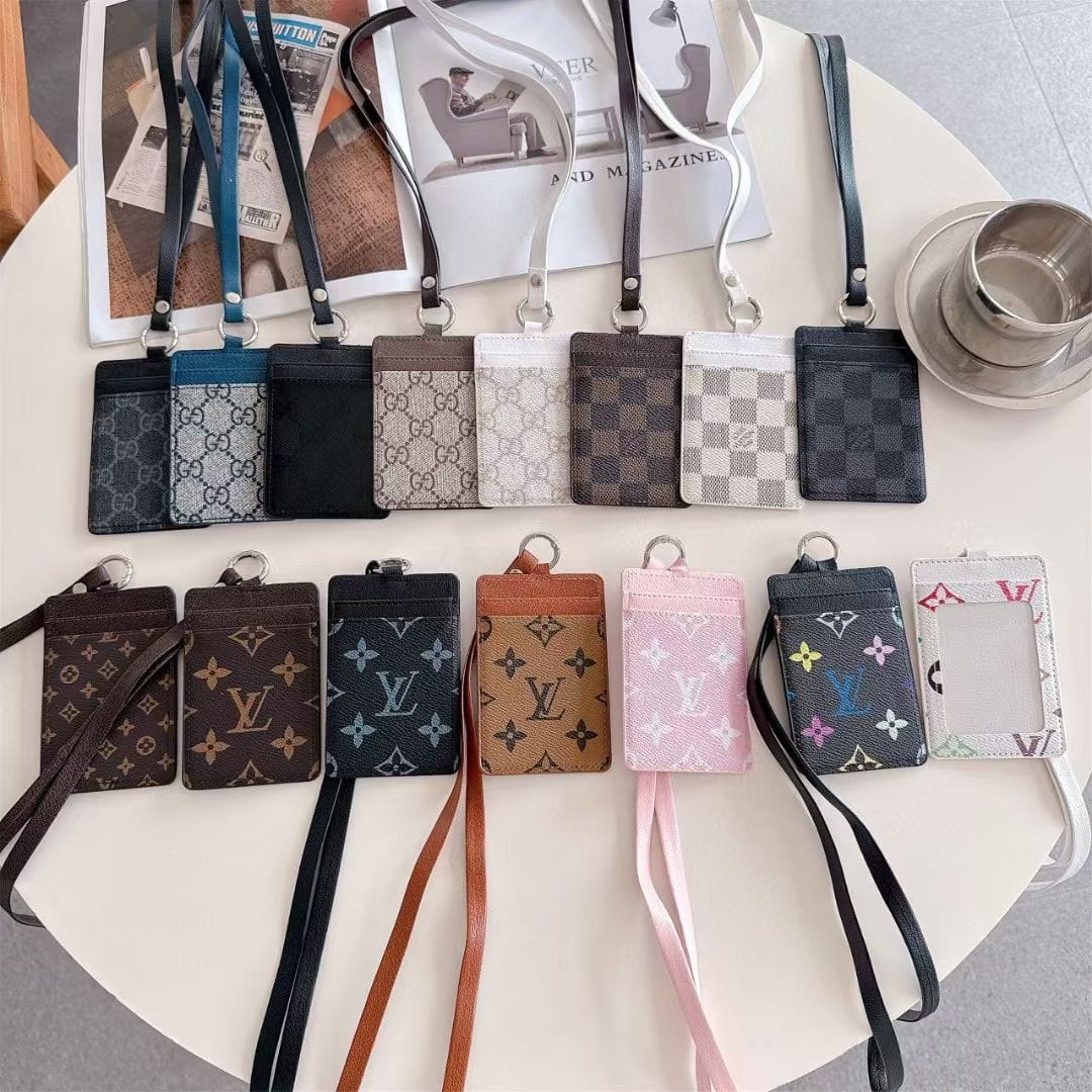 Tunde Store Gucci & Louis Vuitton ID Card Holder with Lanyard