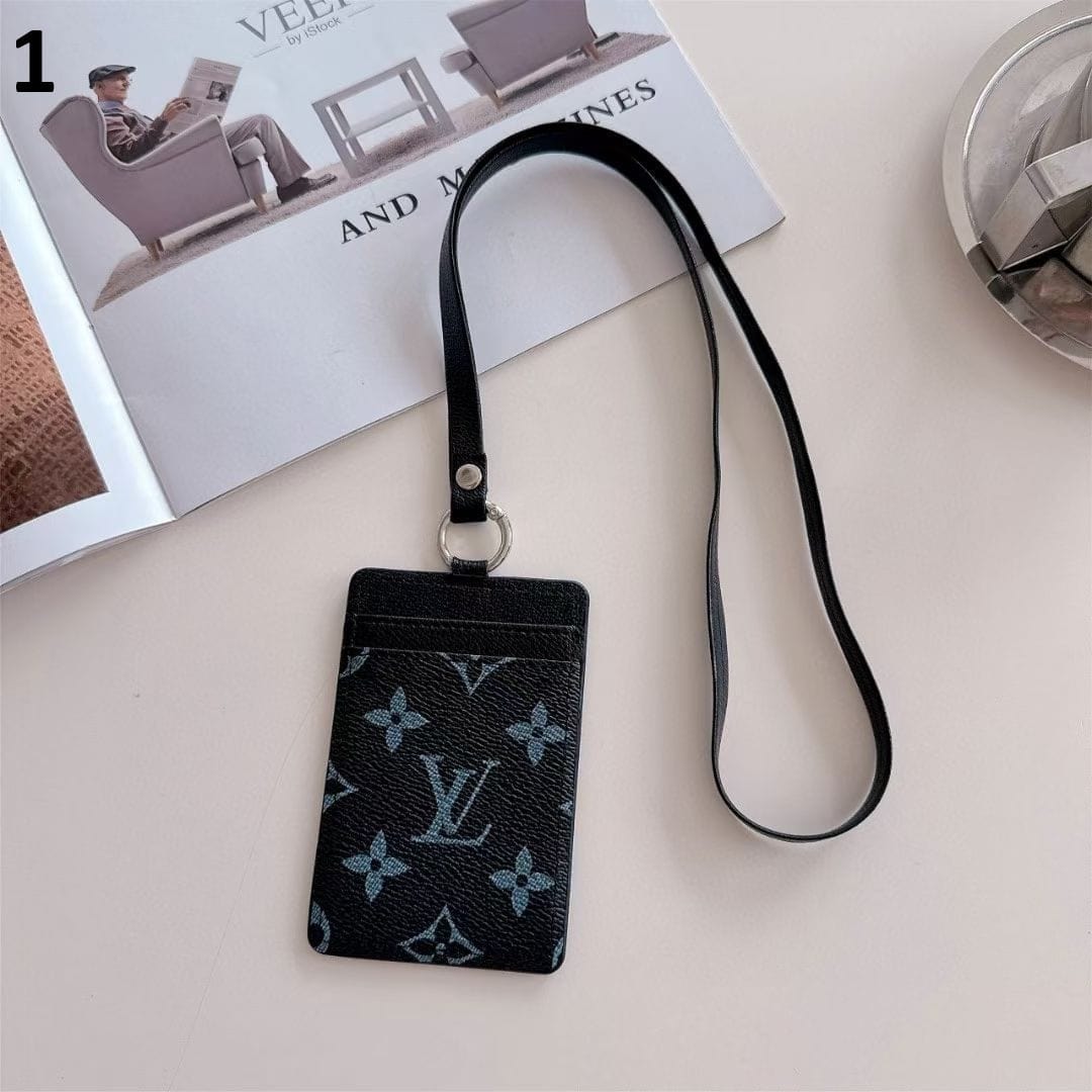 Tunde Store Gucci & Louis Vuitton ID Card Holder with Lanyard