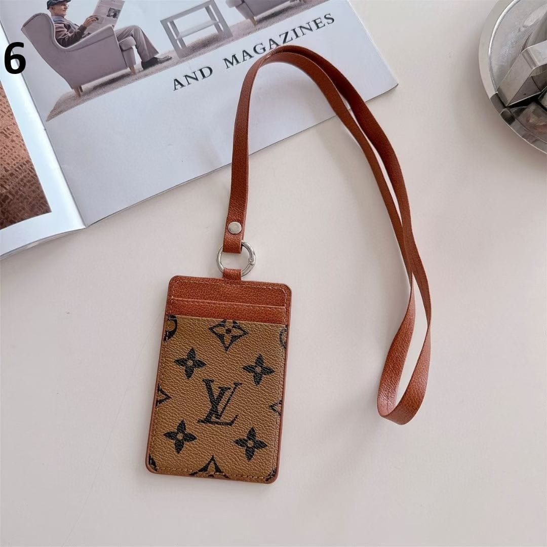 Tunde Store Gucci & Louis Vuitton ID Card Holder with Lanyard