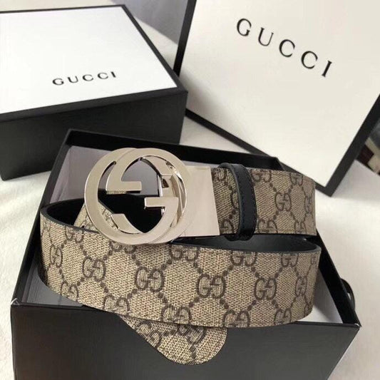 Tunde Store Gucci Timeless Leather Belt - Unique Buckle