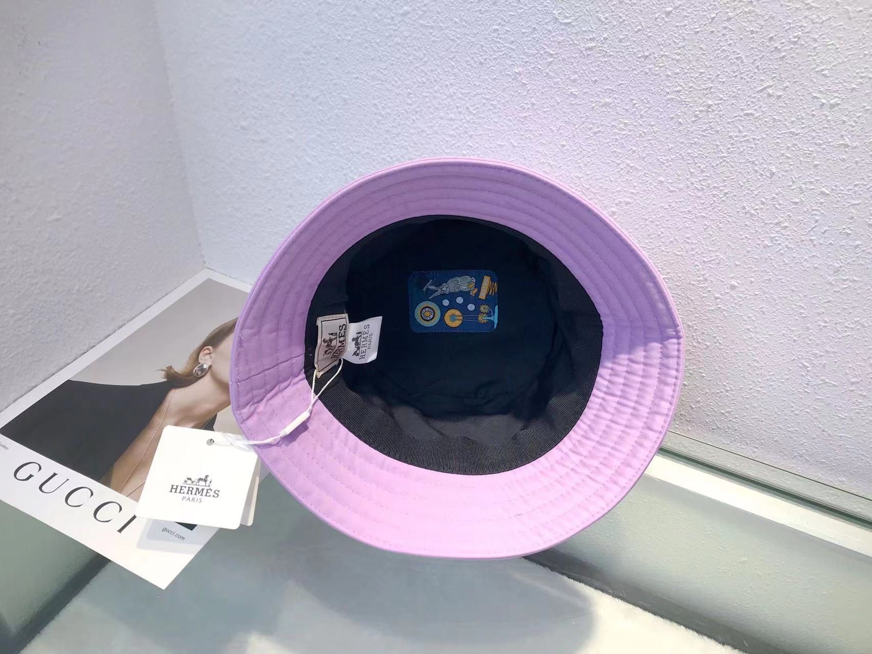 Tunde Store Hermes Purple Bucket Hat