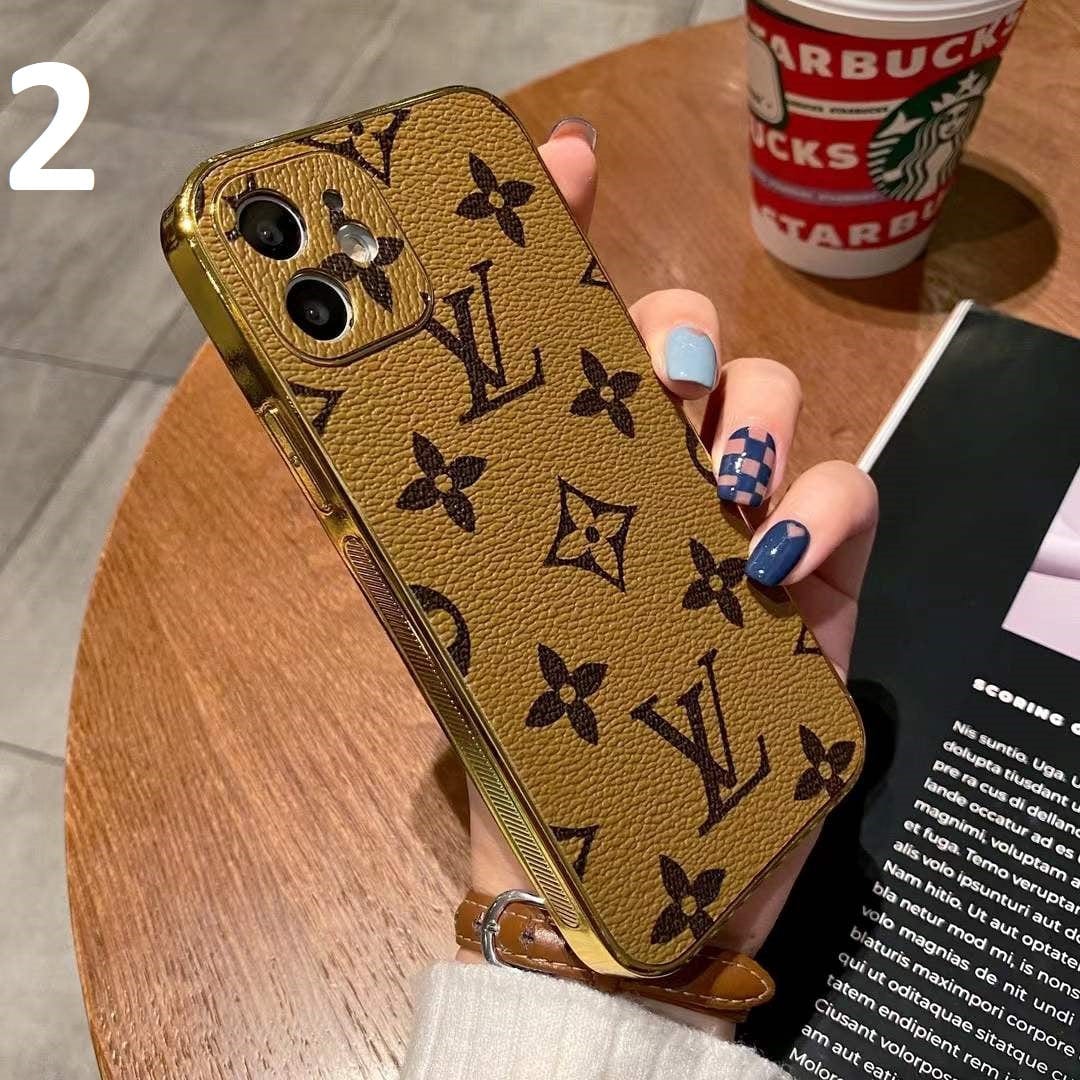Tunde Store High End Leather Louis Vuitton iPhone Case