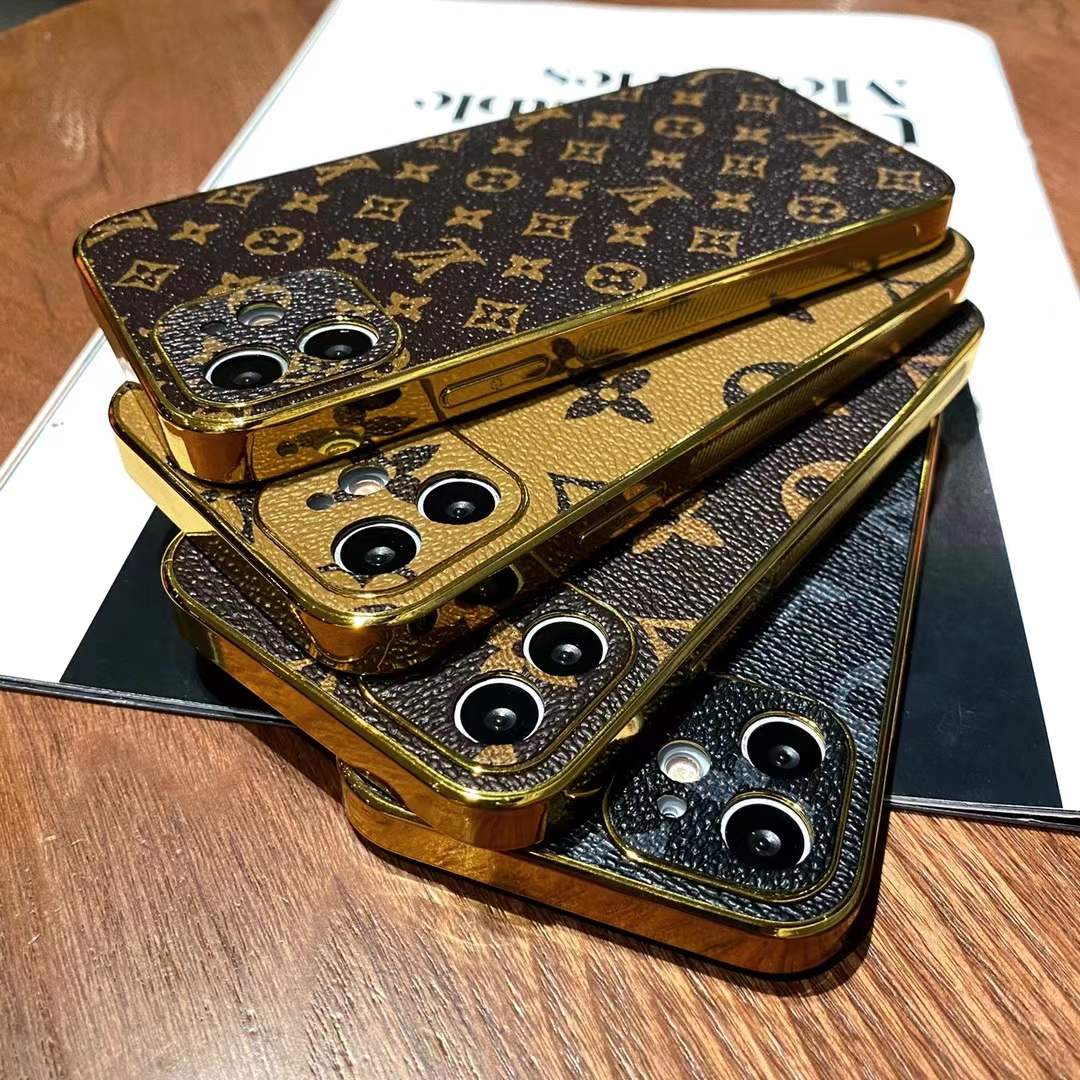 Tunde Store High End Leather Louis Vuitton iPhone Case