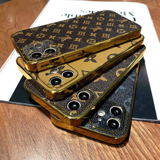 Tunde Store High End Leather Louis Vuitton iPhone Case