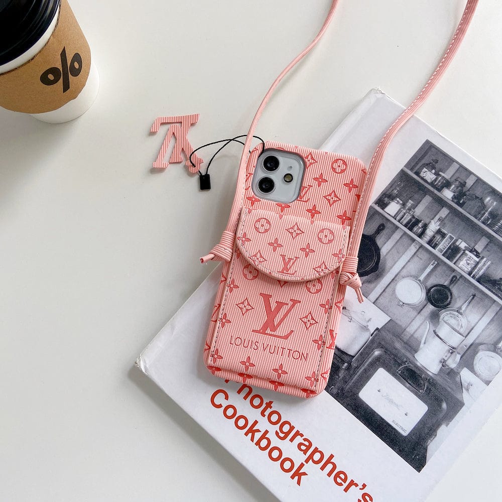 Tunde Store High End Louis Vuitton iPhone Pocket Cases With Straps