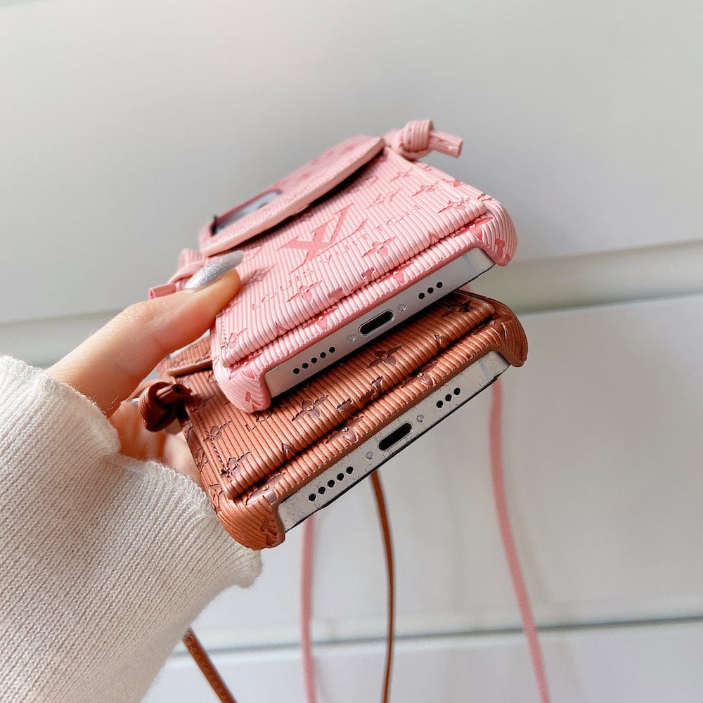 Tunde Store High End Louis Vuitton iPhone Pocket Cases With Straps