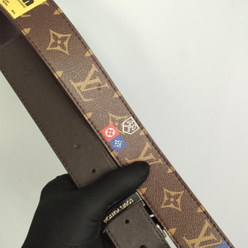 Tunde Store High Fashion Leather Louis Vuitton Belt for men