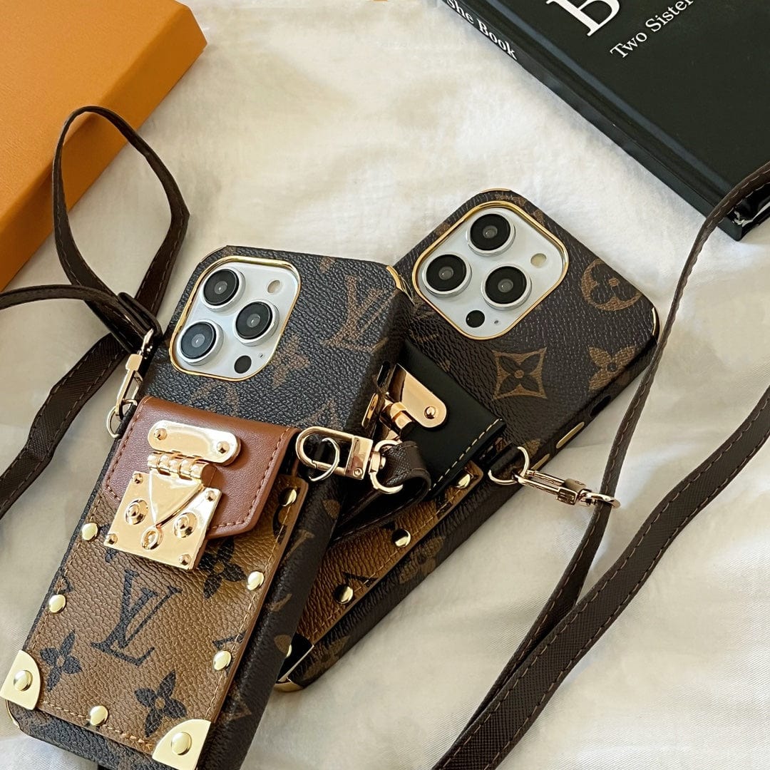 Tunde Store iphone 12 - 15 Pro Max Louis Vuitton Crossbody With Cash Card Holder