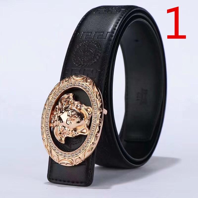 Tunde Store Leather High Quality Versace Belt For Men And Women