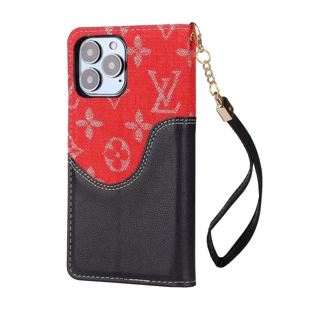 Tunde Store Leather Louis Vuitton Folio iPhone Cases