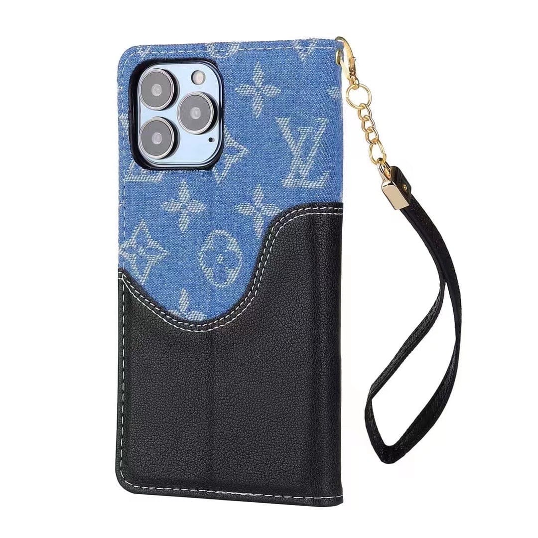 Tunde Store Leather Louis Vuitton Folio iPhone Cases