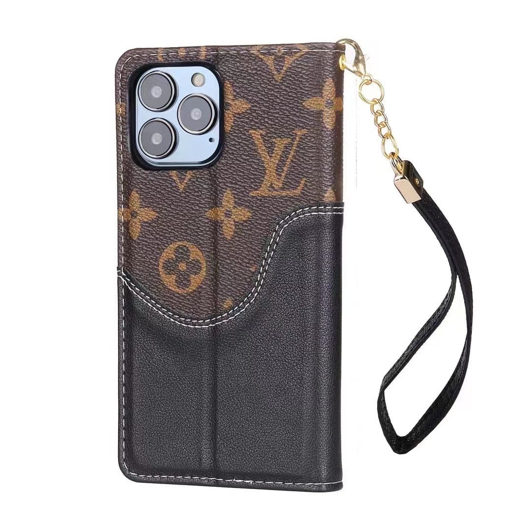 Tunde Store Leather Louis Vuitton Folio iPhone Cases