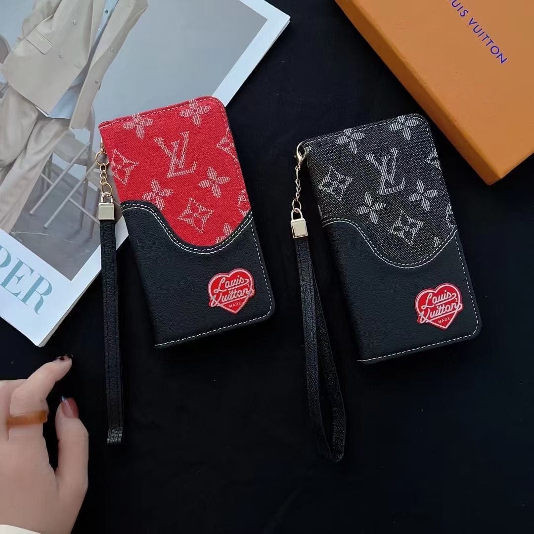 Tunde Store Leather Louis Vuitton Folio iPhone Cases