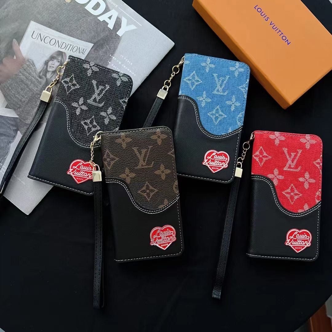 Tunde Store Leather Louis Vuitton Folio iPhone Cases