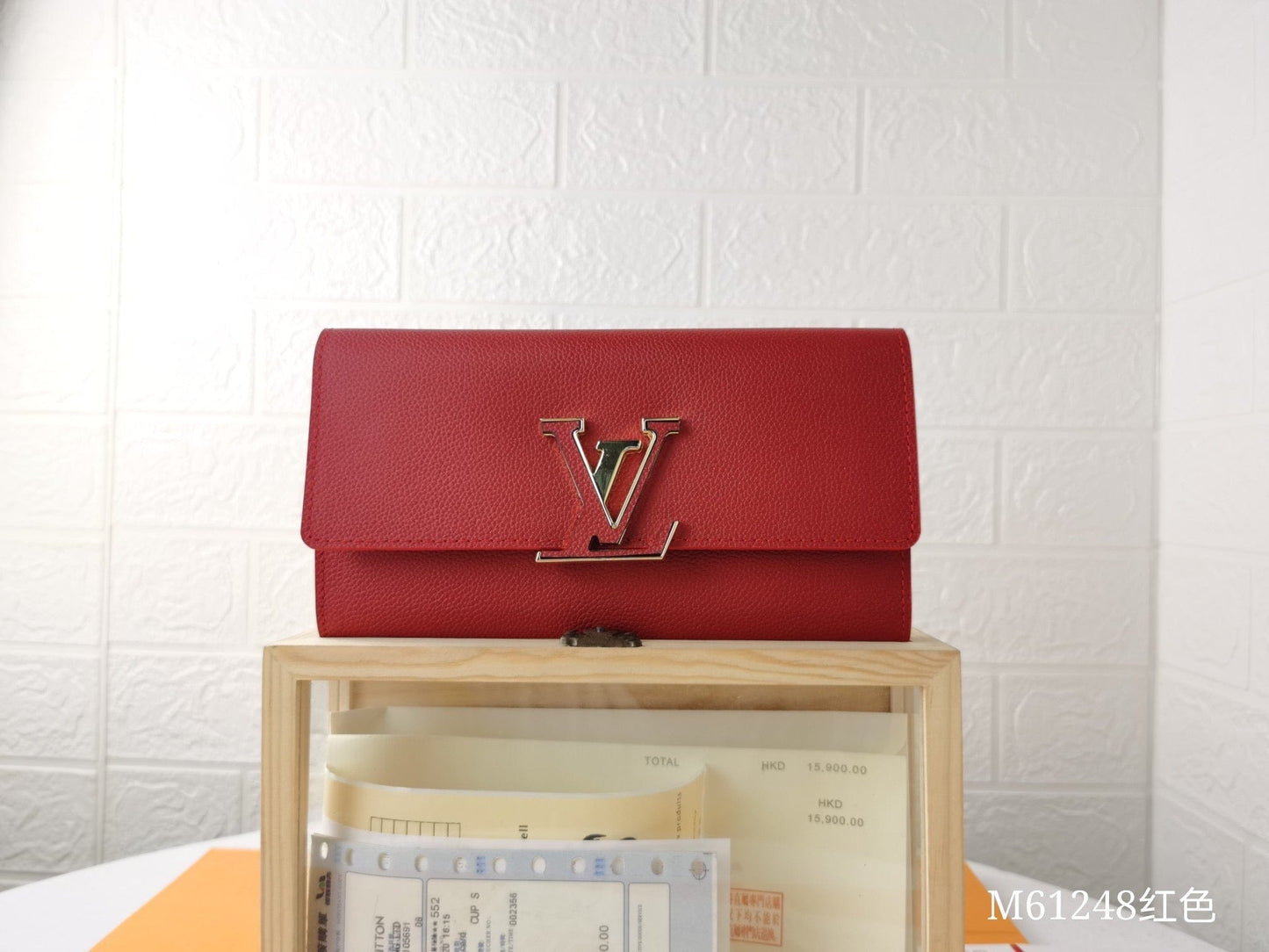 Tunde Store Leather Louis Vuitton Magnolia Wallet