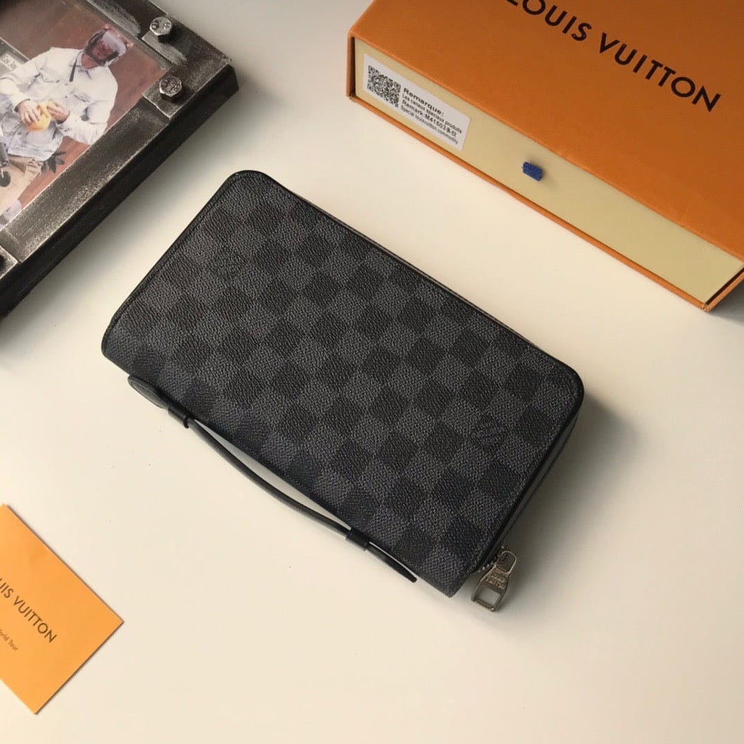 Tunde Store Leather Louis Vuitton Monogram Wallet